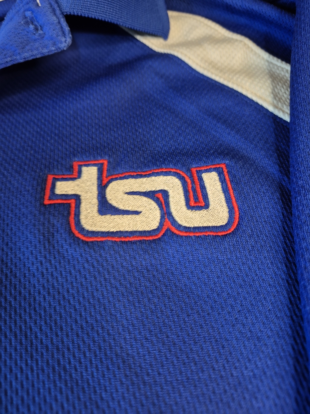 Russell Athletic Royal Blue Polo with White Accents - Picture 2 of 8